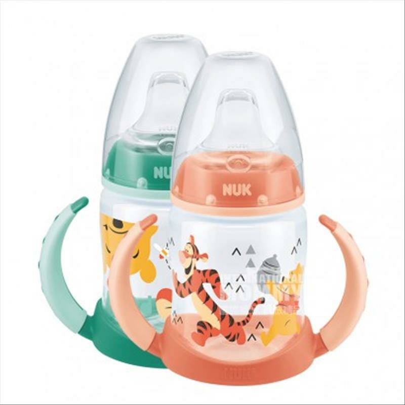 NUK 독일 NUK 넓은입 PP 덕빌더블핸들학습컵 2 색 150ml 6 개월이상해외버전