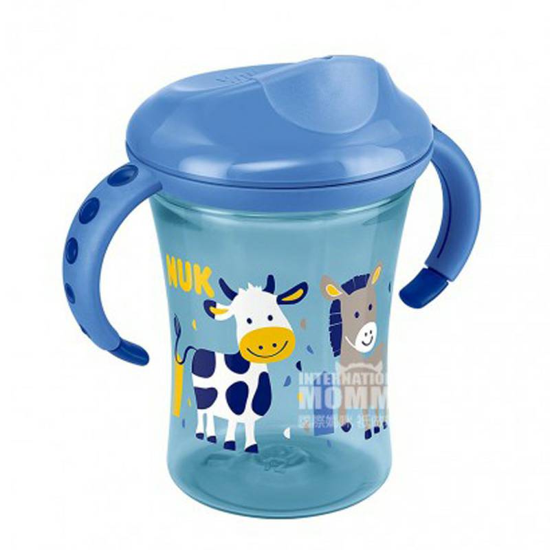 NUK 독일 NUK 단단한입누수방지이중핸들학습컵 2 색 250ml 8 개월이상해외버전