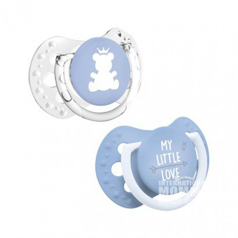 Lovi 폴란드인아기곰동적인실리콘고무젖꼭지 2 팩 0-2 개월해외버전