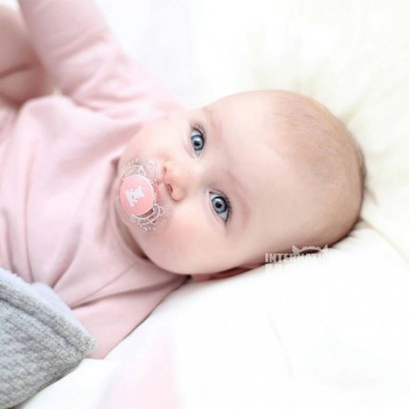 Lovi 폴란드인아기곰동적인실리콘고무젖꼭지 2 팩 0-2 개월해외버전