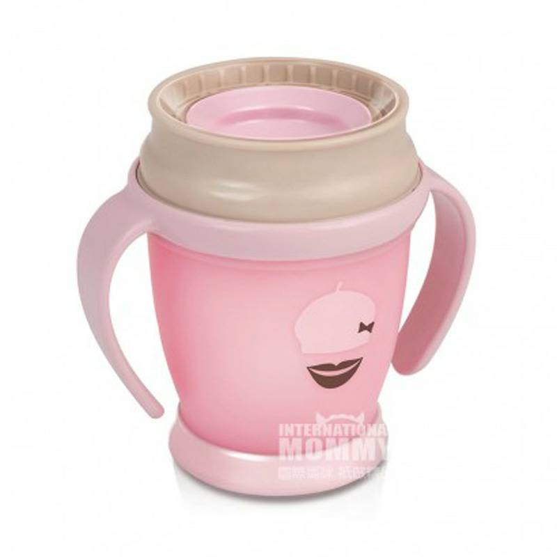 Lovi 폴란드인아기수염입술 360 °밀봉된학습음료컵 210ml 해외버전