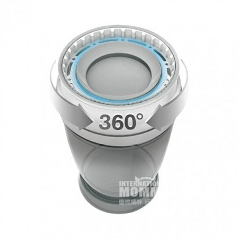 Lovi 폴란드인아기수염입술 360 °밀봉된학습음료컵 250ml 해외버전