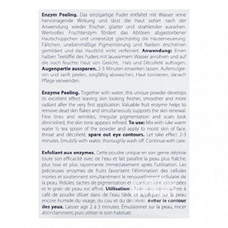 SANS SOUCIS 독일클렌징및브라이트닝안색각질제거효소파우더해외버전