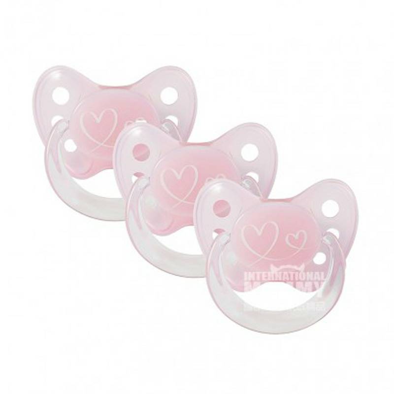 Dentistar 독일 Dentistar 아기하트모양의마우스가드젖꼭지젖꼭지 * 3 0-6 개월해외버전