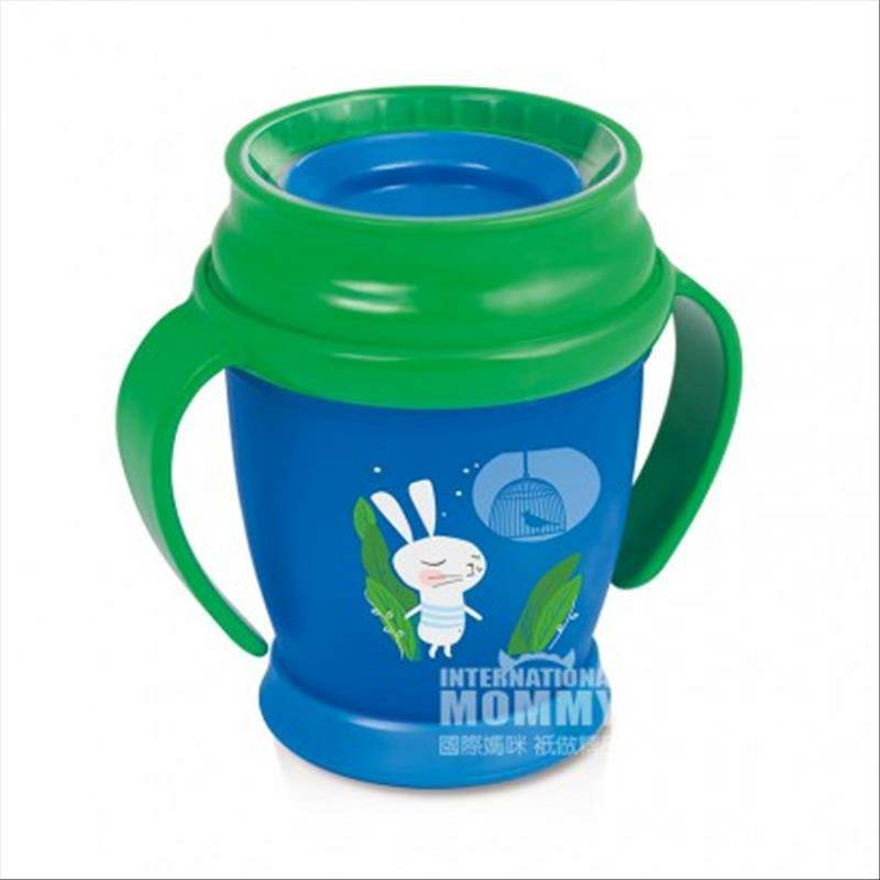 Lovi 폴란드아기토끼스타일 360 °밀봉학음료컵 210 ml 해외버전