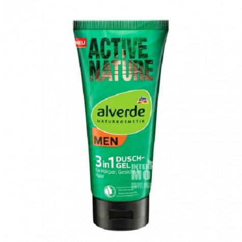 Alverde 독일남성클렌징샤워샴푸 3 in 1 활성젤해외버전