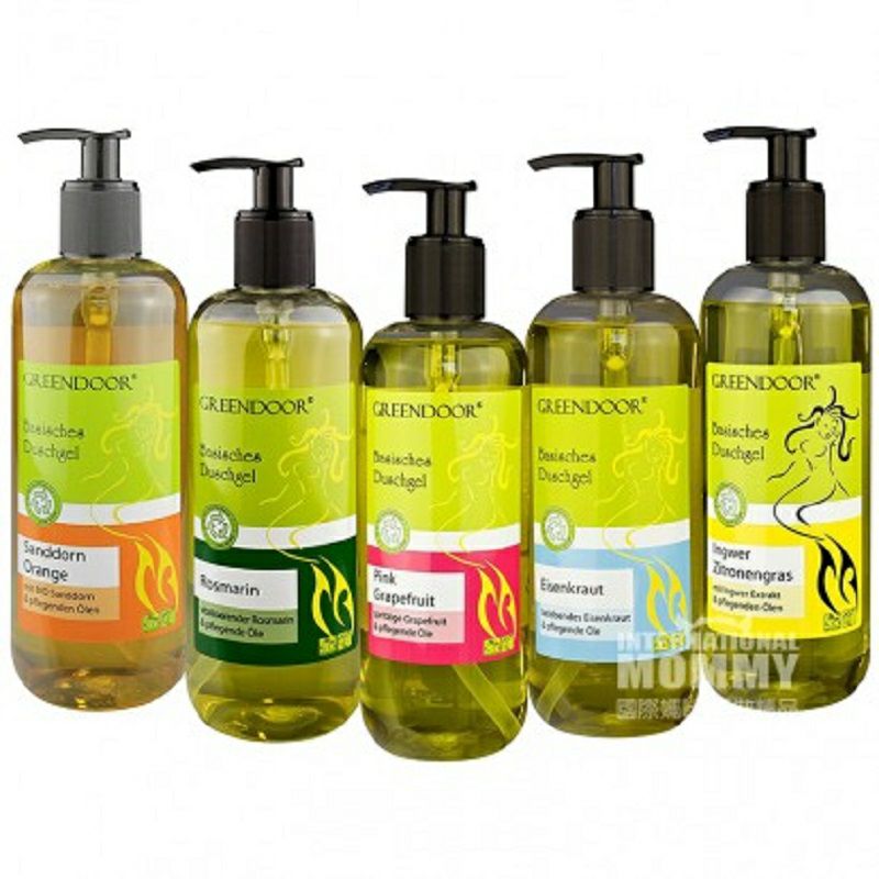 GREENDOOR 독일천연유기농생강레몬그라스바디워시해외판