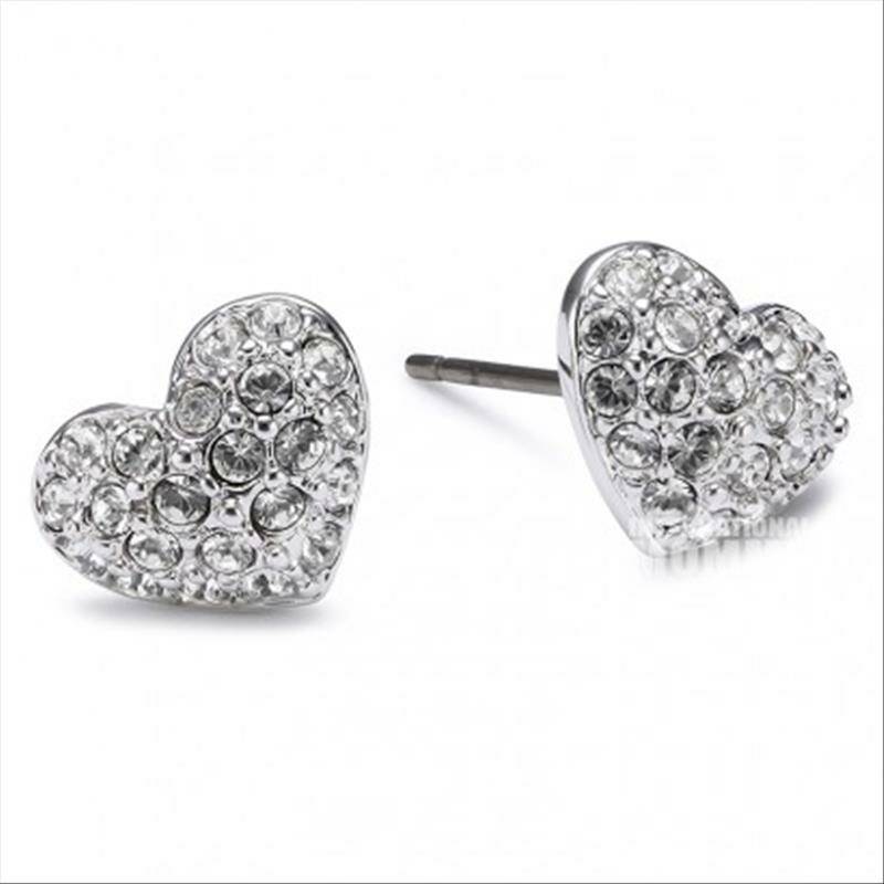 SWAROVSKI 오스트리아하트형크리스탈스터드귀걸이해외판