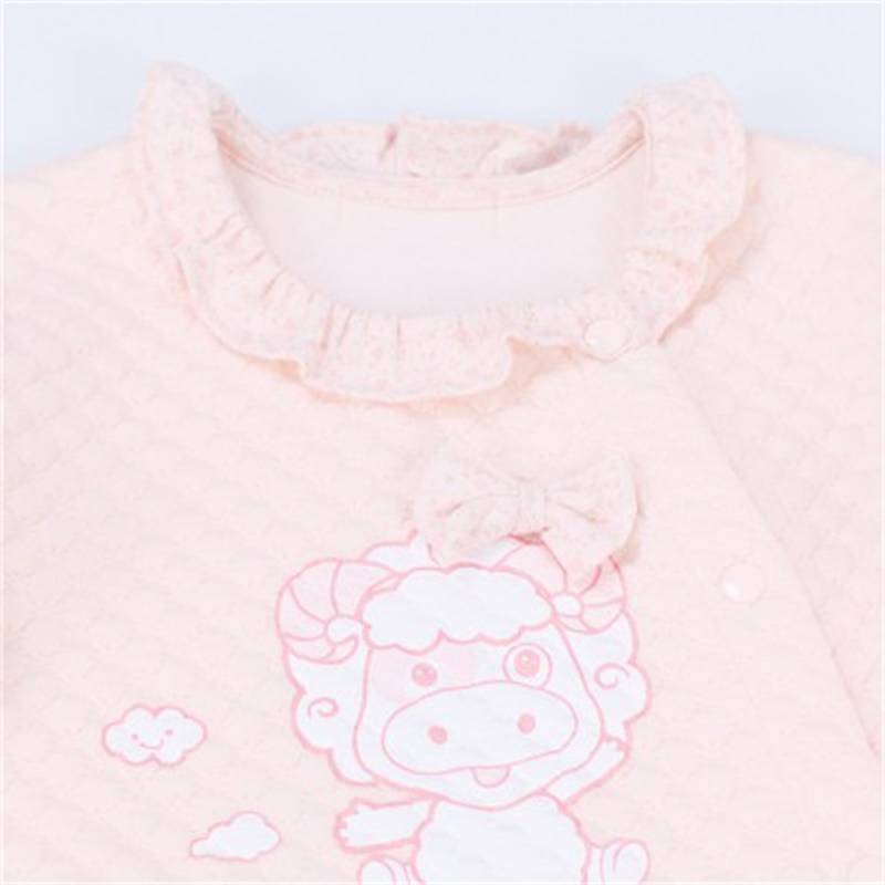 Verantwortung 여아유기농면점프슈트핑크