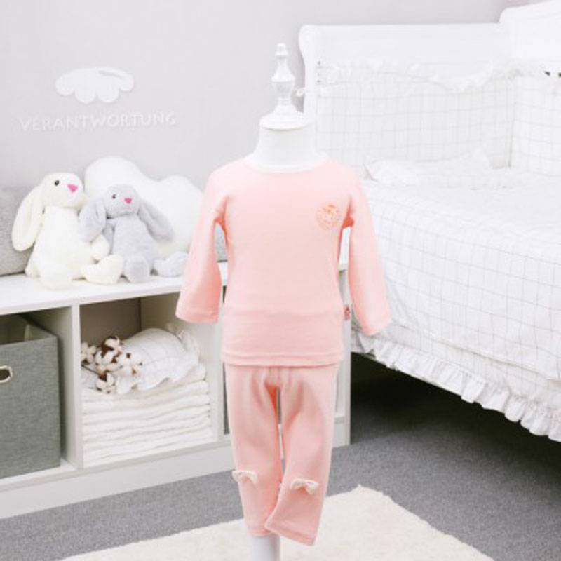 Verantwortung 남자와여자아기유기면긴소매바닥셔츠클래식간단한