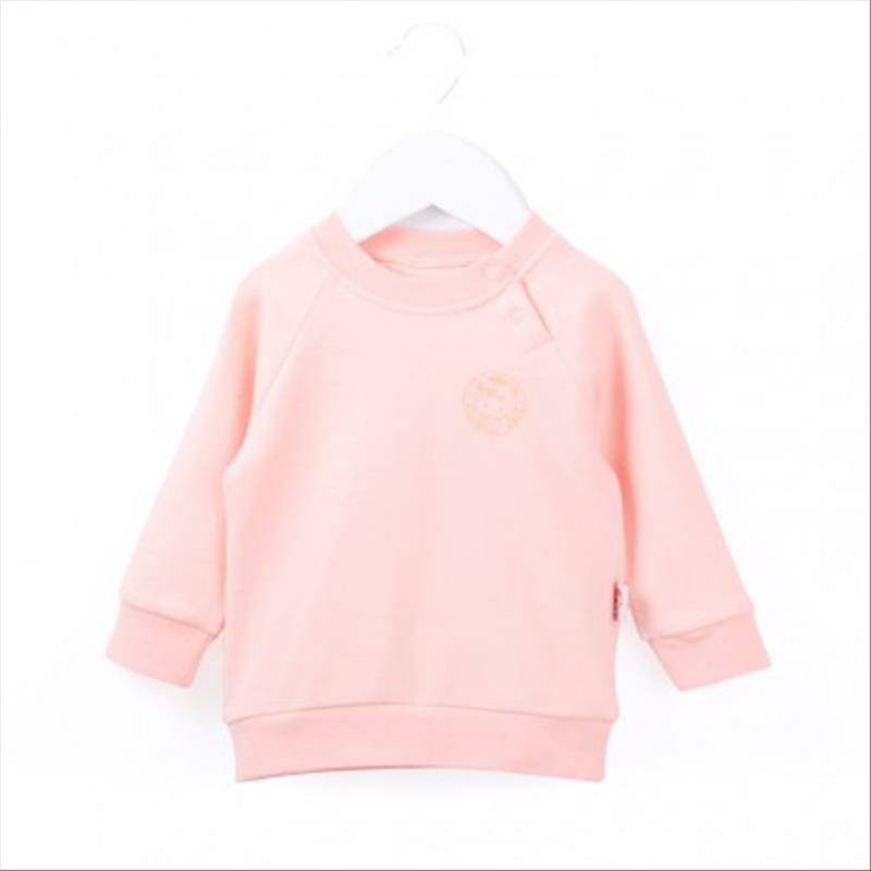 Verantwortung 남성과여성아기유기농면화긴소매셔츠활력단색