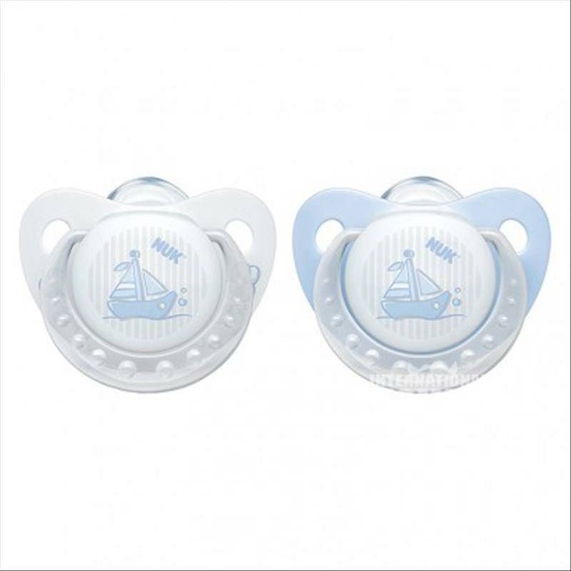 NUK 독일 NUK 아기세일링트로이실리콘젖꼭지 6-18 개월두팩해외버전