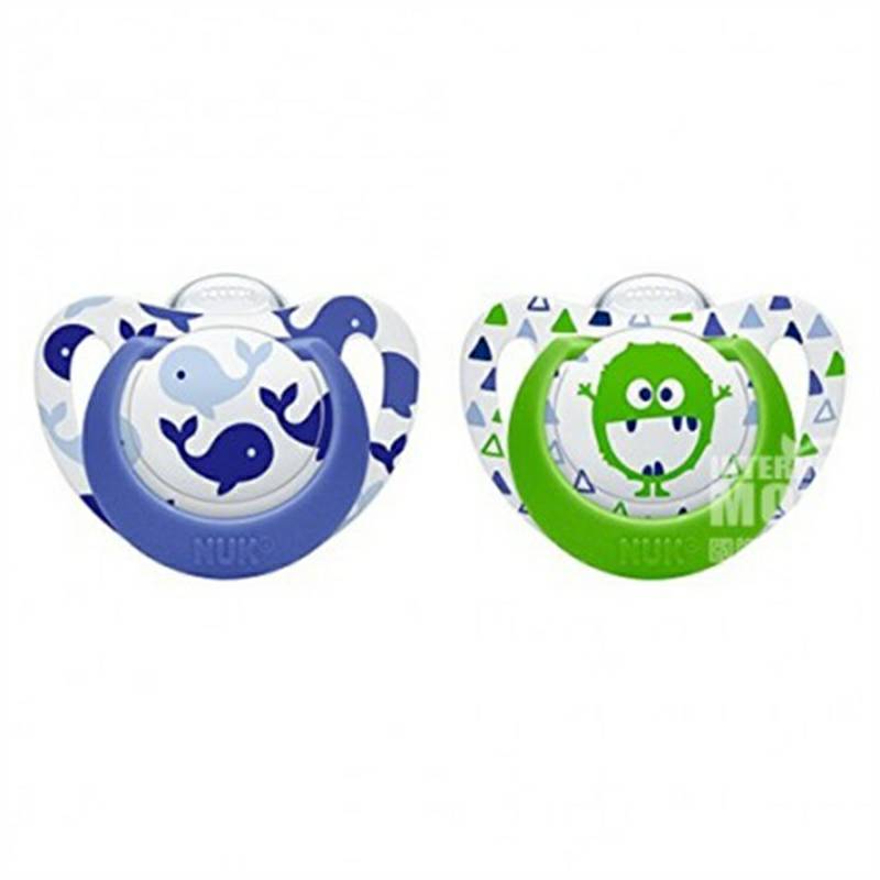 NUK 독일 NUK 천재시리즈작은동물실리콘젖꼭지 0-6 개월두팩해외버전