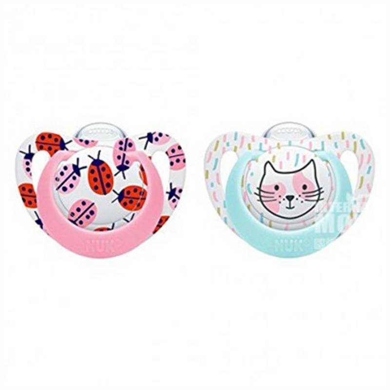 NUK 독일 NUK 천재시리즈작은동물실리콘젖꼭지 0-6 개월두팩해외버전