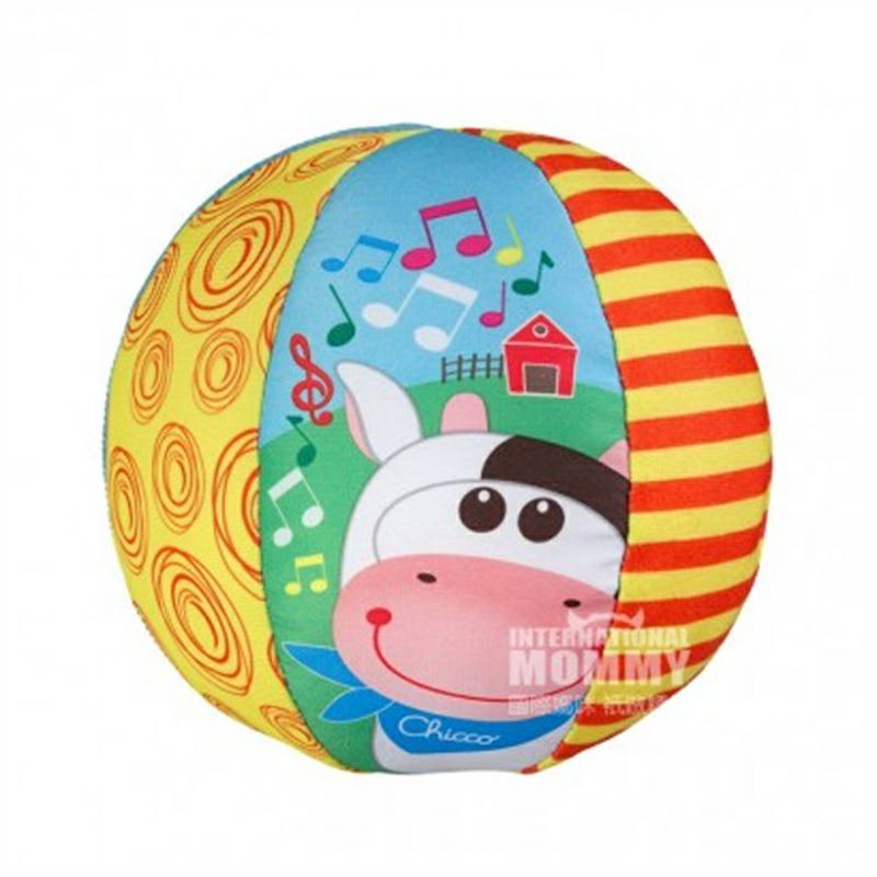Chicco 이탈리아베이비부드러운면음악볼해외버전