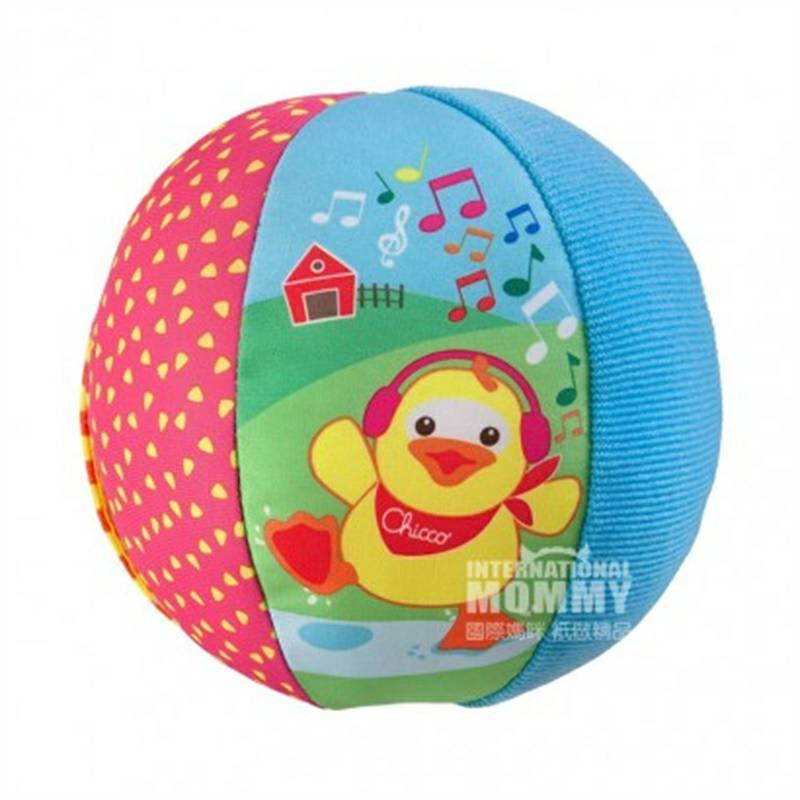 Chicco 이탈리아베이비부드러운면음악볼해외버전