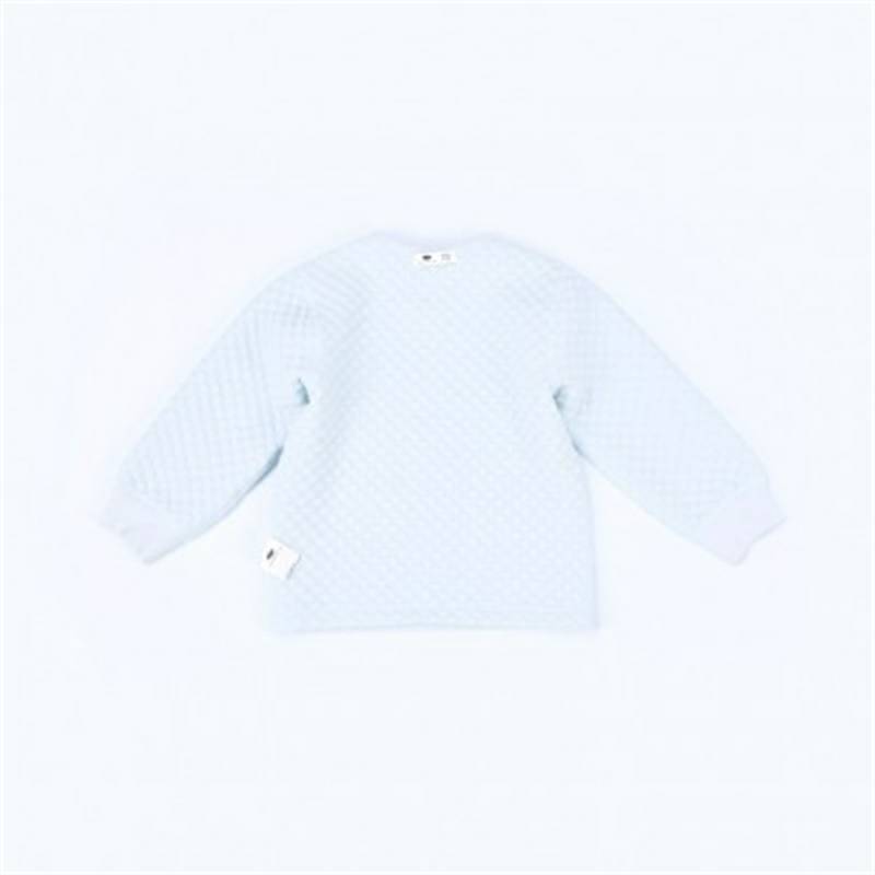 Verantwortung 아기소년과소녀유기농면바지블루정장