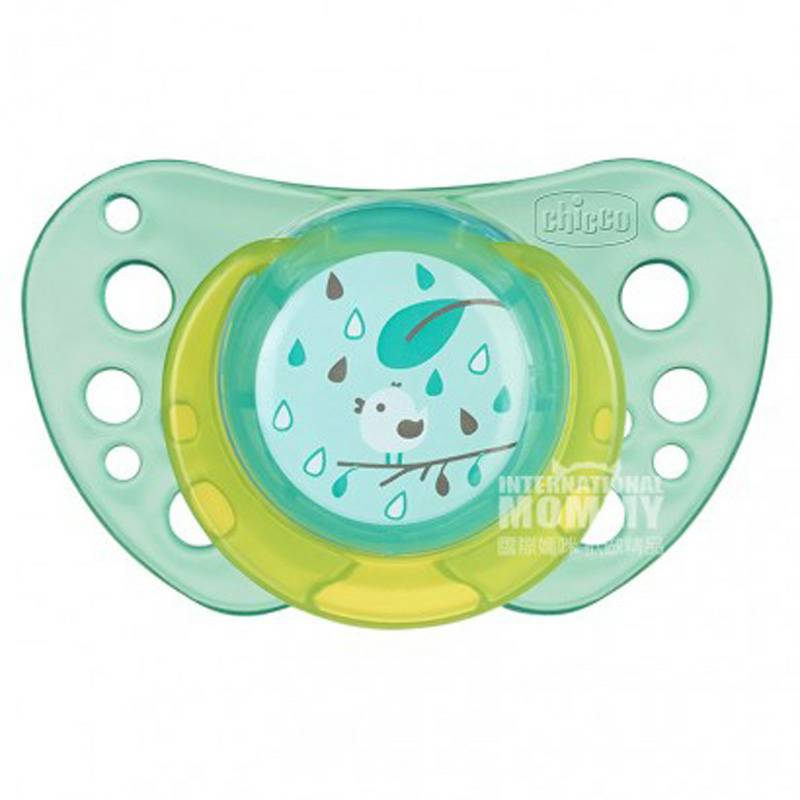 Chicco 이태리아가캐릭터실리카겔위로젖꼭지 2 개월이상해외버전