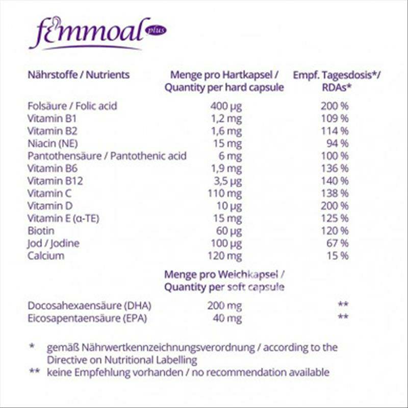 Femmoal  독일엽산캡슐 60 해외버전