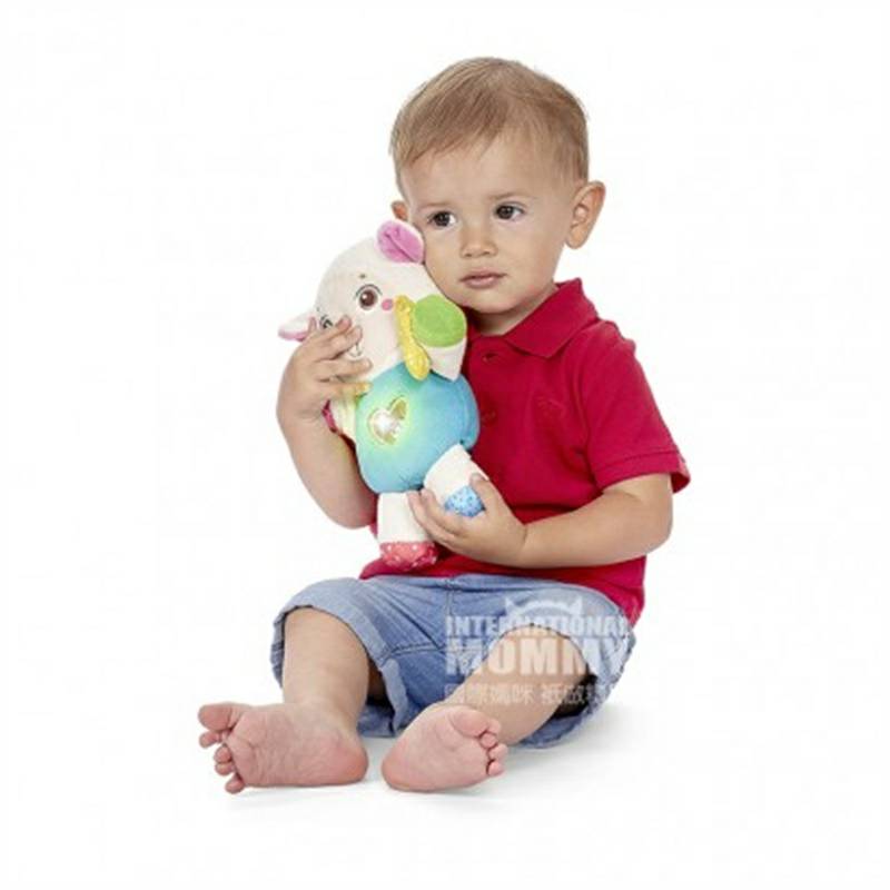 Chicco 이탈리아베이비뮤직빛나는귀요미어린양달래기인형해외버전