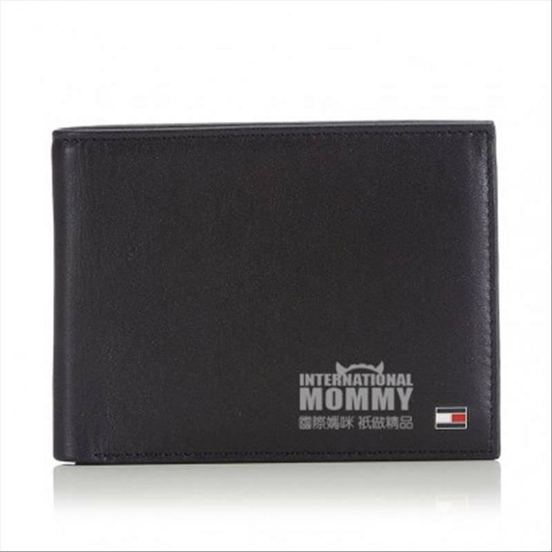 TOMMY HILFIGER 미국남성비즈니스짧은접는가죽지갑해외판