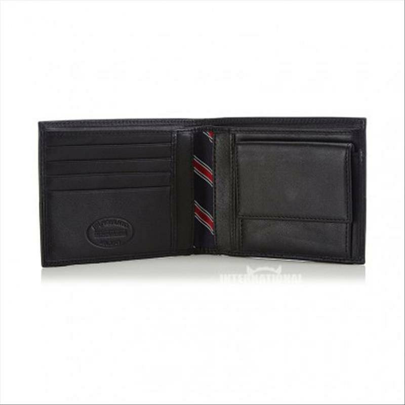 TOMMY HILFIGER 미국남성비즈니스짧은접는가죽지갑해외판