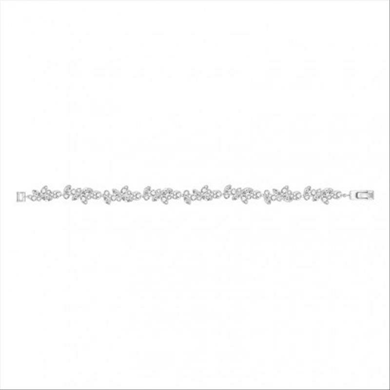 SWAROVSKI 오스트리아로맨틱레알도금화이트골드크리스털팔찌해외버전