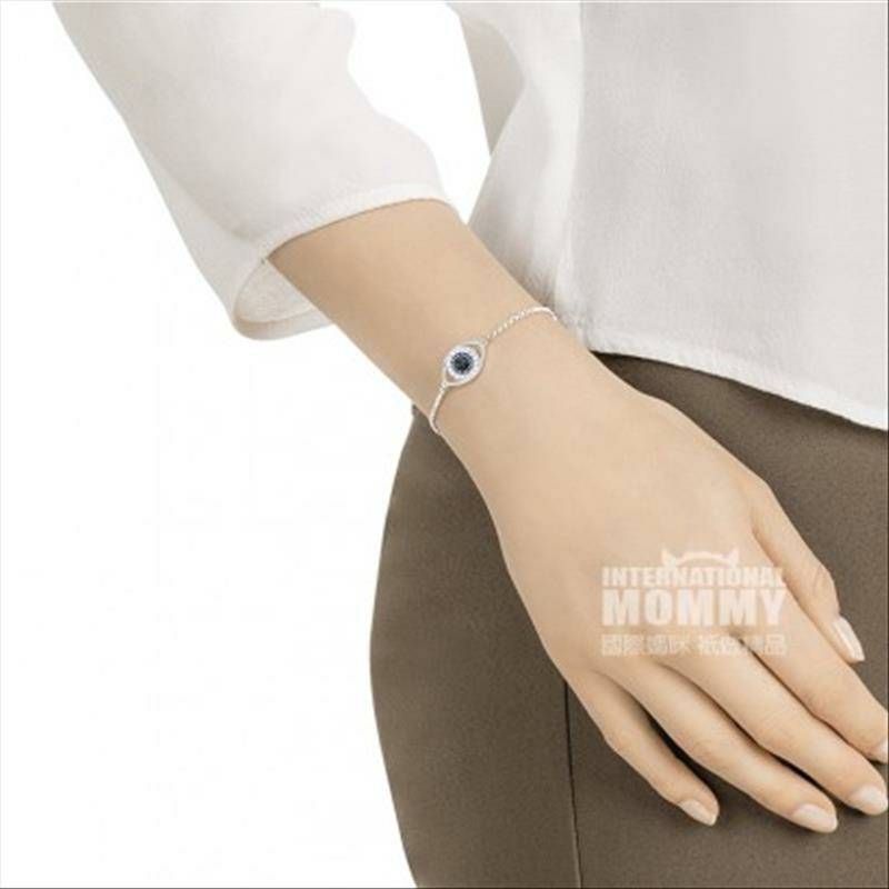 SWAROVSKI 오스트리아악마눈보이지않는자석버클팔찌해외버전