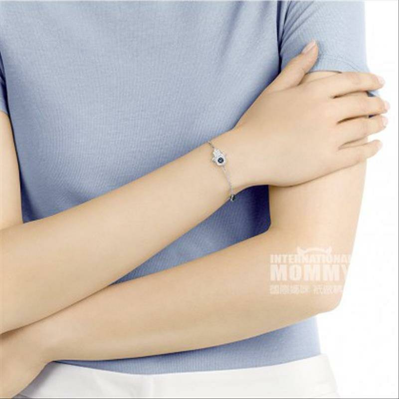 SWAROVSKI 오스트리아행운의손보이지않는자석버클팔찌해외버전