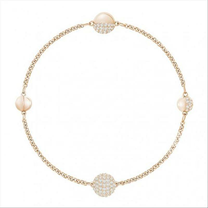 SWAROVSKI 오스트리아화려한스타일보이지않는마그네틱버클팔찌해외버전