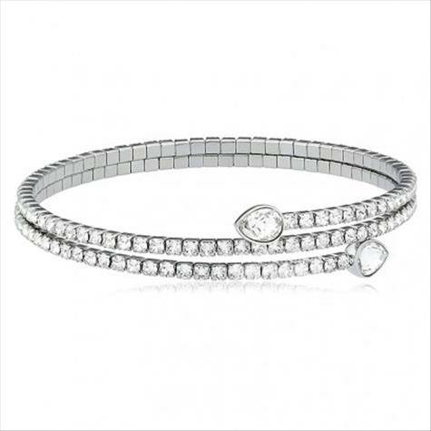 SWAROVSKI 오스트리아로듐도금다층코팅크리스탈팔찌해외판