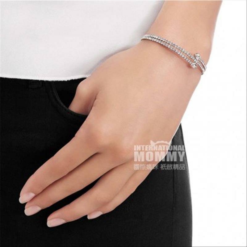 SWAROVSKI 오스트리아로듐도금다층코팅크리스탈팔찌해외판