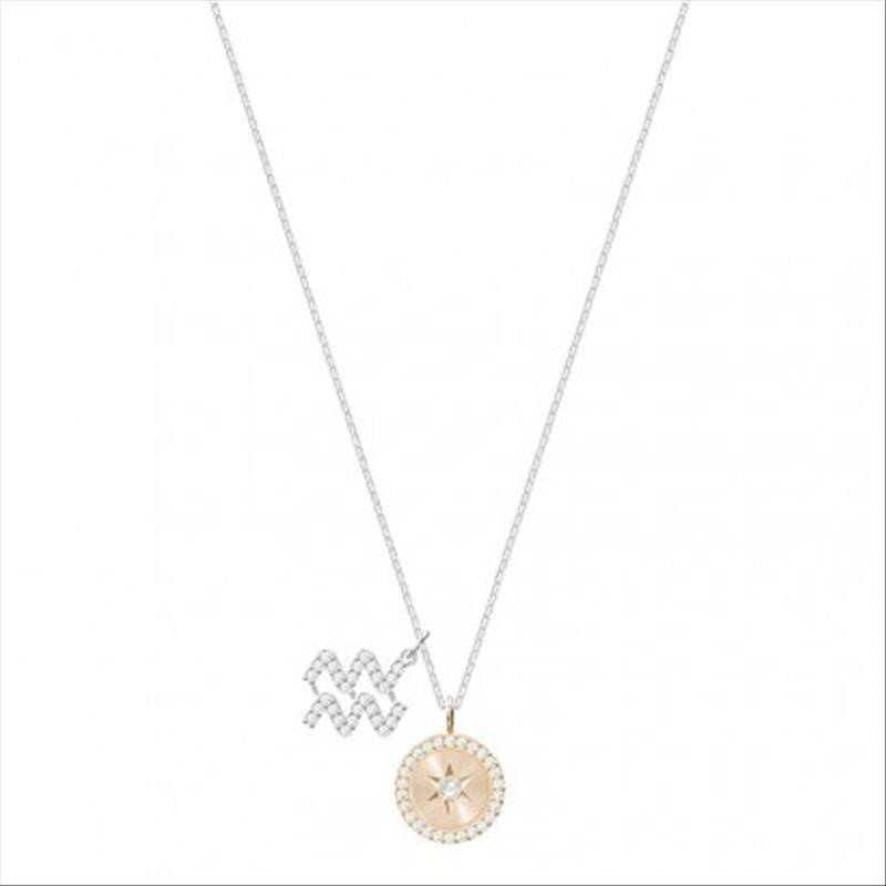 SWAROVSKI 오스트리아 12 개별자리아이템쇄골체인물병자리해외버전