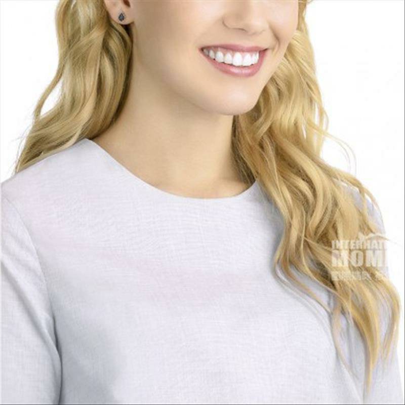 SWAROVSKI  오스트리아블랙크리스탈물방울펀칭귀걸이해외버전