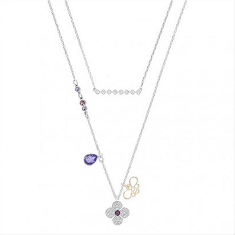 SWAROVSKI 오스트리아달콤투인원목걸이세트해외버전