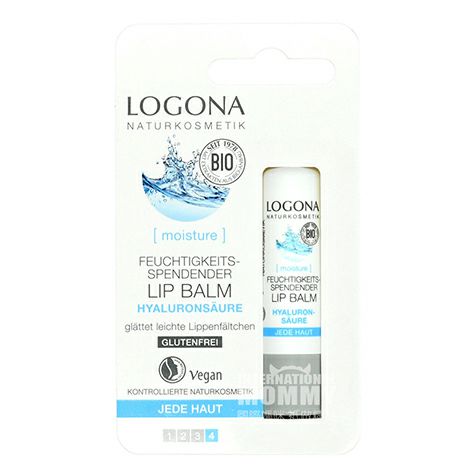 LOGONA 독일히알루론산보습라이트립라인유기농립스틱해외버전