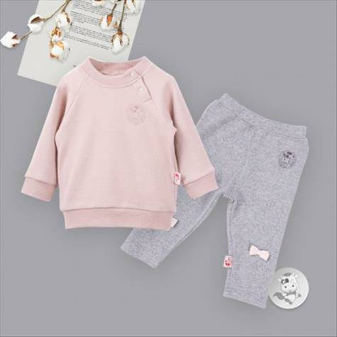 [2 장] Verantwortung 남녀아기유기농면긴팔셔츠활력순...