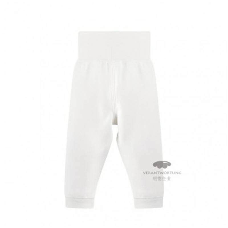 [2 장] Verantwortung 남녀아기유기농면긴팔셔츠활력화이트 + 하이웨이스트팬티원화이트