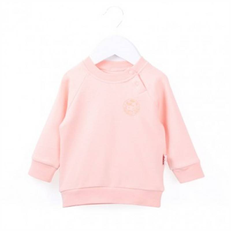 Verantwortung 남녀아기유기농면화긴소매셔츠활력단색