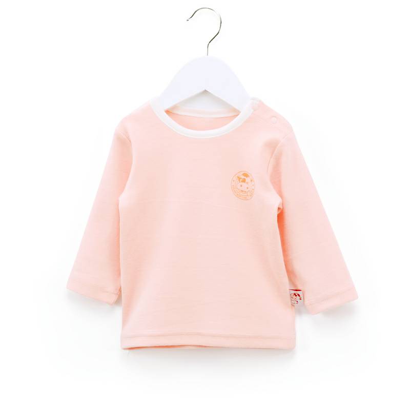 Verantwortung 남자와여자아기유기면긴소매바닥셔츠클래식간단한