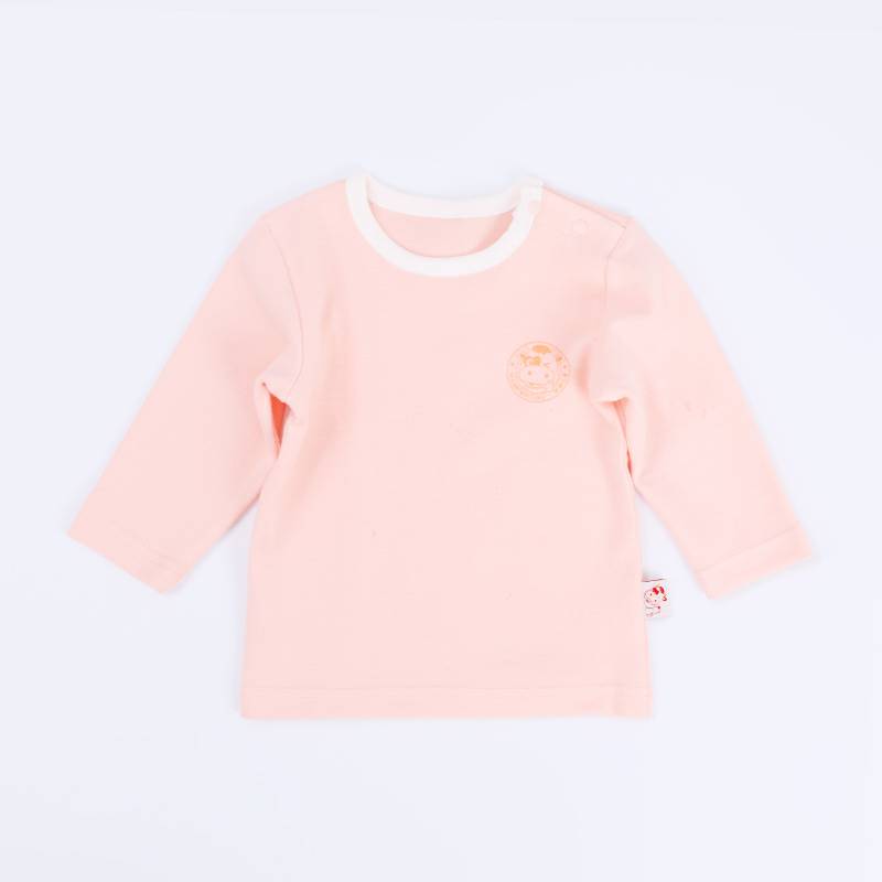 Verantwortung 남자와여자아기유기면긴소매바닥셔츠클래식간단한