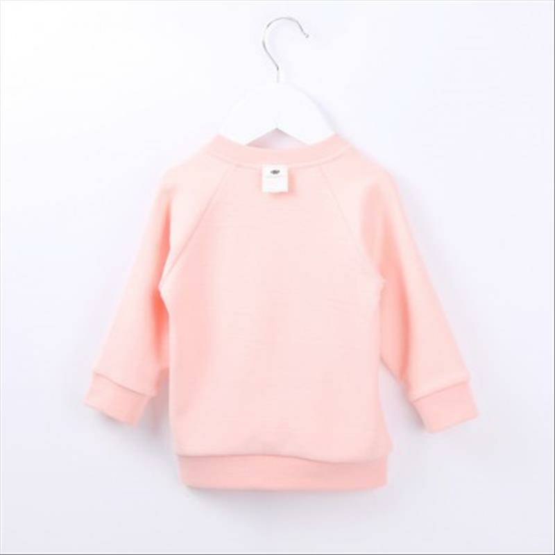 [3 개] Verantwortung 남녀아기유기농면긴소매셔츠활력단색커피색상 + 핑크 + 화이트