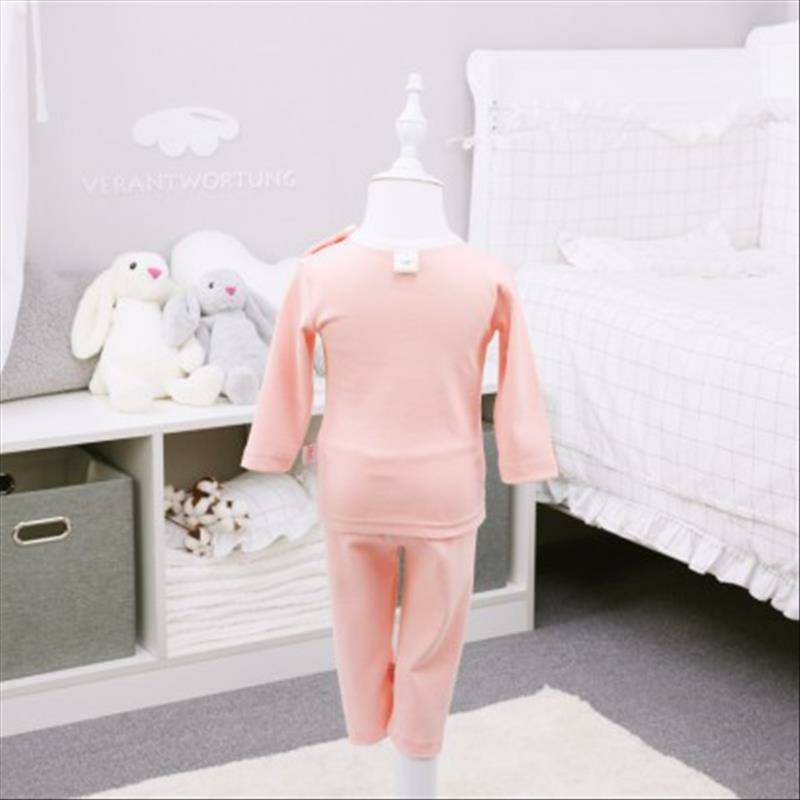 Verantwortung 여자아기유기농면레깅스귀여운활 (2 개패키지)