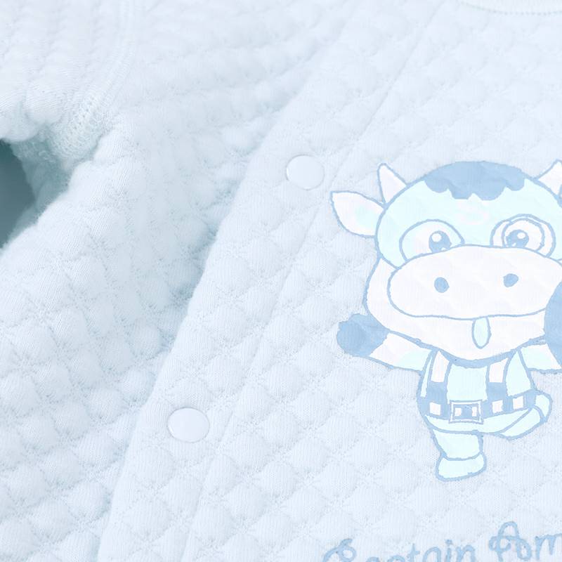 [2 개] Verantwortung 남녀아기유기면원피스장난꾸러기 + 최고바지블루정장