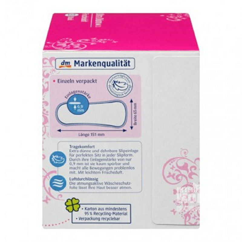 Jessa 독일 Jessa 면초슬림통풍청신패드 30 시트 * 4 해외버전