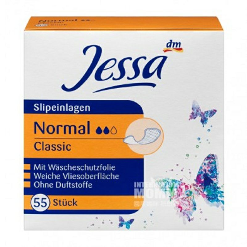 Jessa 독일하루용 2 물방울위생패드 55 장 * 4 해외판