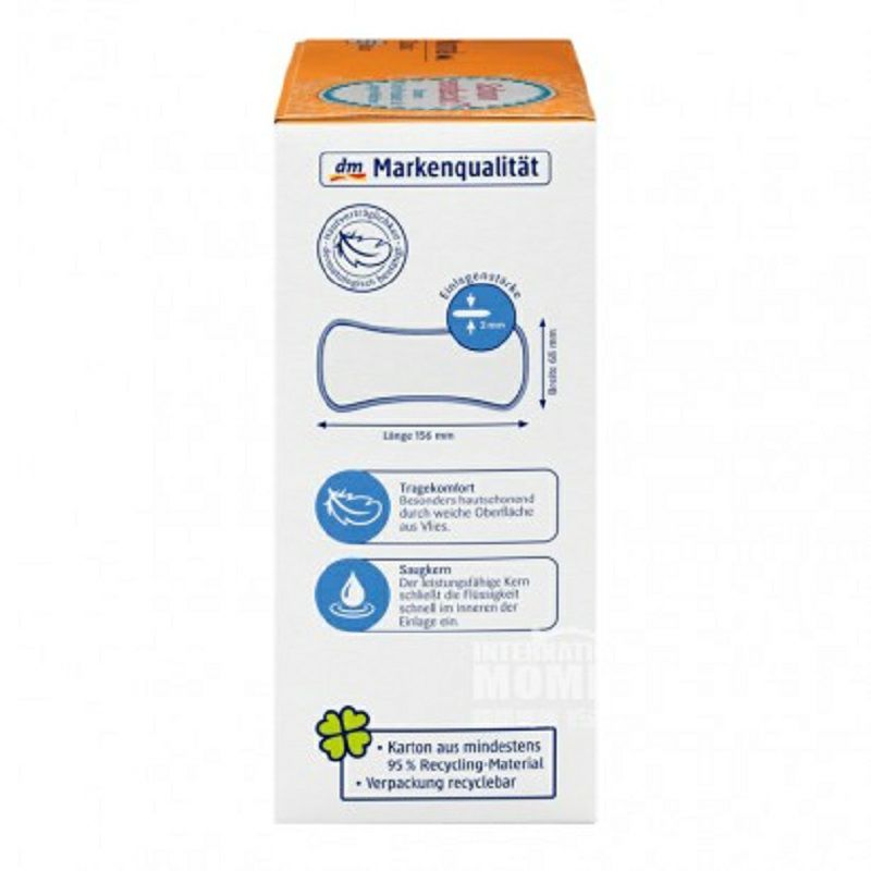 Jessa 독일하루용 2 물방울위생패드 55 장 * 4 해외판