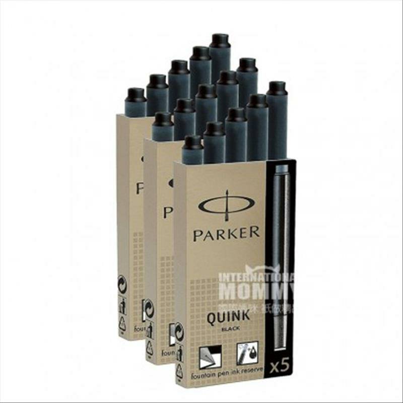 PARKER 미국파커만년필검은색잉크칩 15 해외판