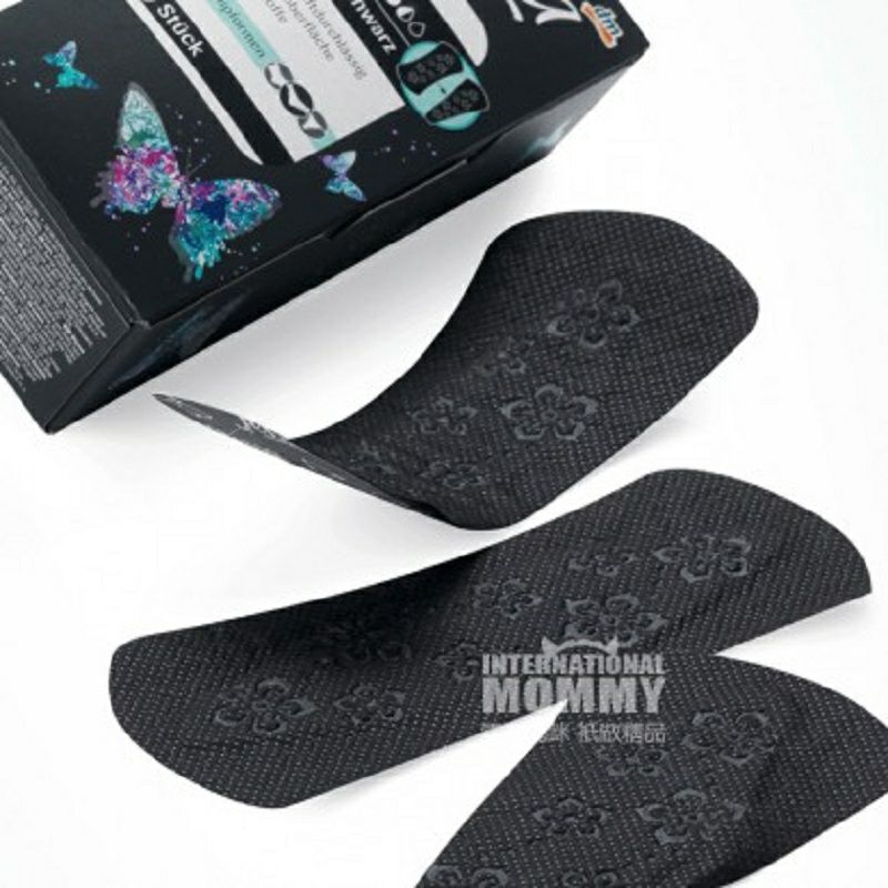 Jessa 독일유기농면블랙 1.5 물방울부드러운위생보호패드 28 시트 * 4 해외판