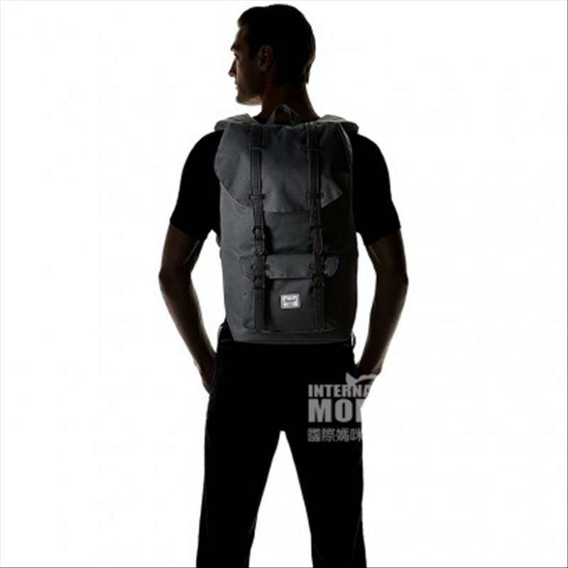 Herschel 캐나다남성블랙캐주얼백팩해외버전